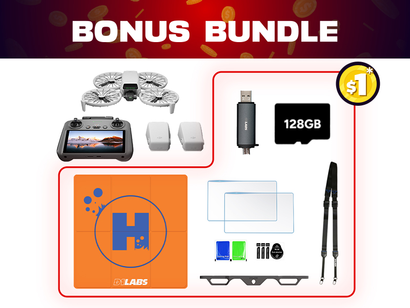 DJI Flip Fly More Combo + $1 Bonus Bundle